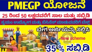 PMEGP 50 ಯೋಜನೆಯಿಂದ ಲಕ್ಷದವರೆಗೆ ಸಾಲ ಸಿಗುತ್ತೆ35% ಸಬ್ಸಿಡಿ